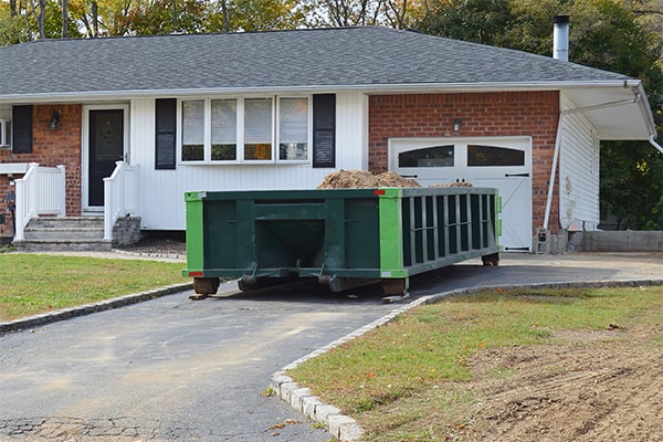 the cost of renting a residential dumpster varies based on its size and rental period
